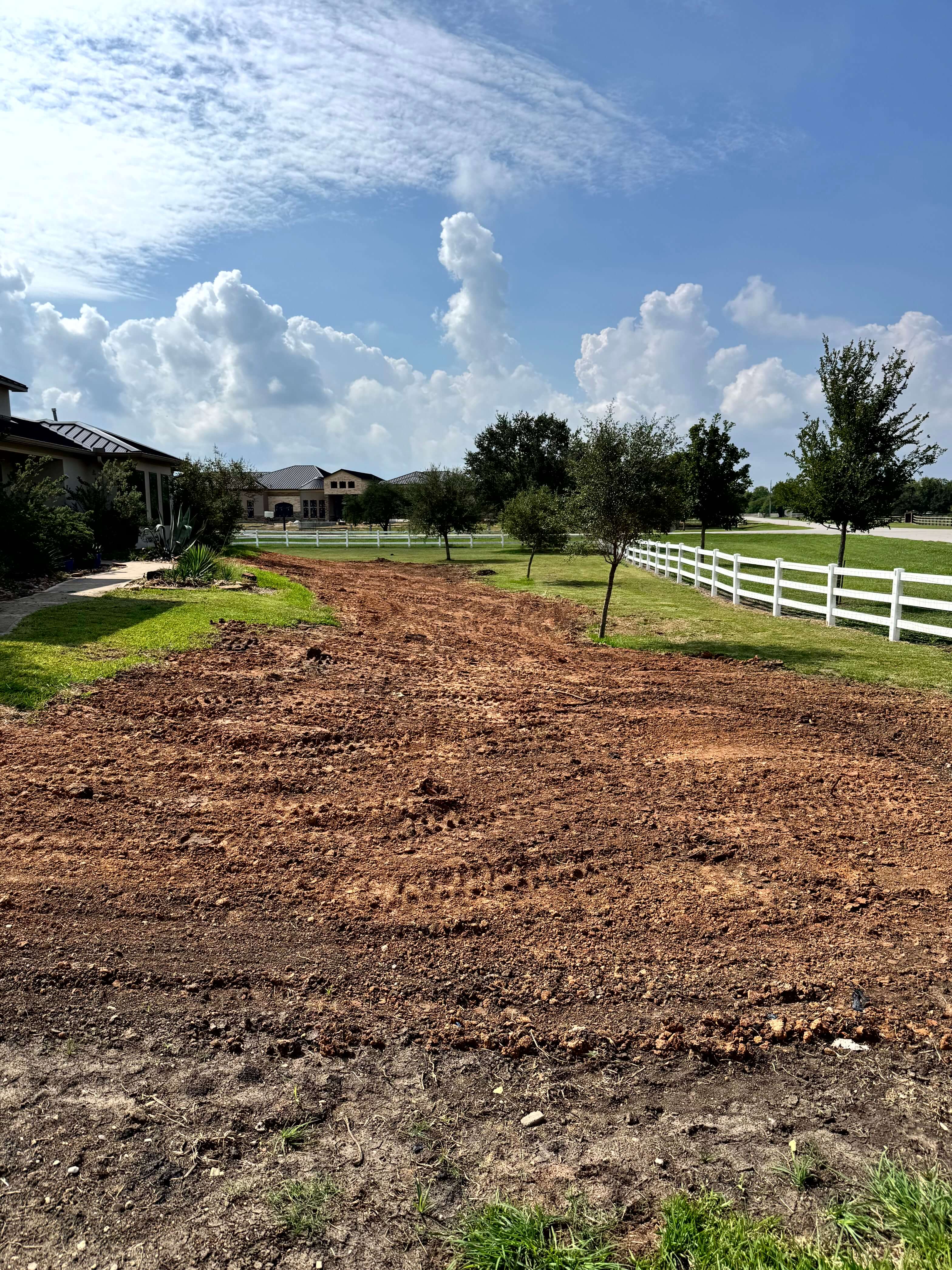 Richmond regrading — site work